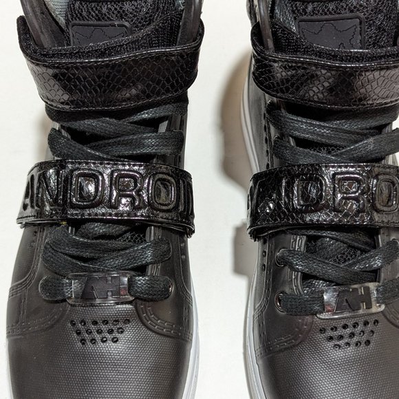 AH By Android Homme Propulsion Hi Eva Mens Black Shoes Luxury Trainers AHB10004 - Picture 5 of 13